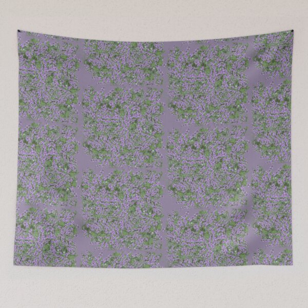 Item preview, Lilac wallpaper pattern designed and sold by CatsArtStore.