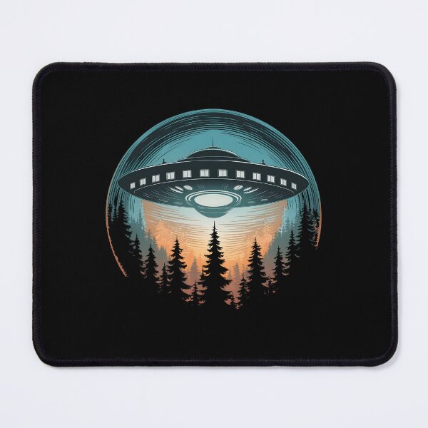 Item preview, Retro UFO Forest designed and sold by VerdePlantTees.