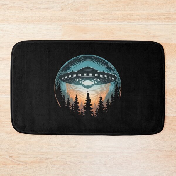 Item preview, Retro UFO Forest designed and sold by VerdePlantTees.