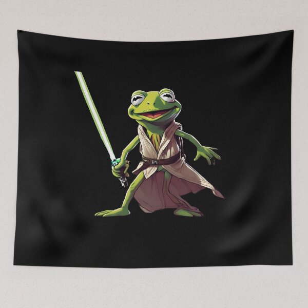 Item preview, Kermit with lightsaber designed and sold by SALUdesign.