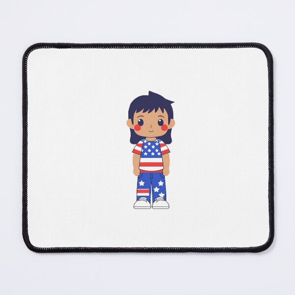 Item preview, Girl in an American flag outfit designed and sold by JRPicArt1.