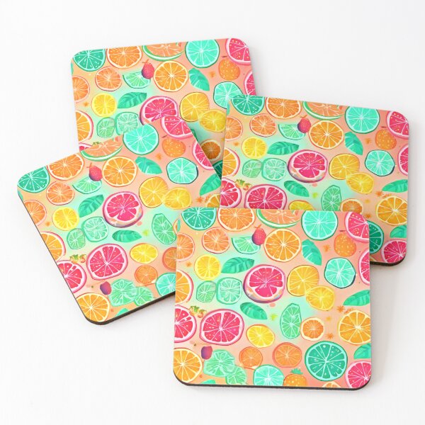 Item preview, Colorful Citrus Galaxy Art designed and sold by Health And Fitness Posts e-Store.