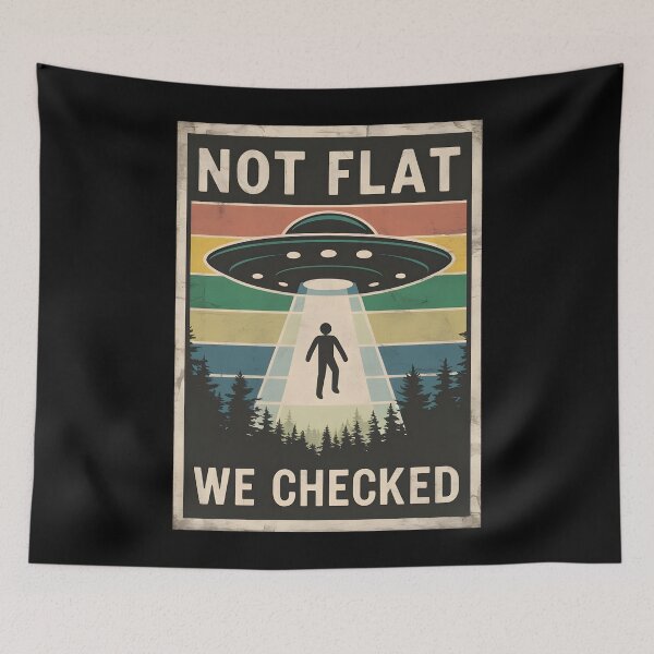 Item preview, Not flat we checked designed and sold by VerdePlantTees.