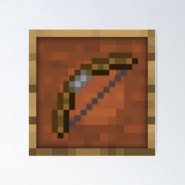 Item preview, Bow Item Frame Minecraft designed and sold by Kubala Designs.