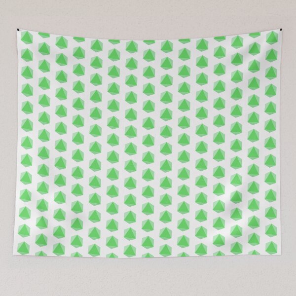 Item preview, Green Polyhedral Dice Shapes designed and sold by Whoopsidoodle.