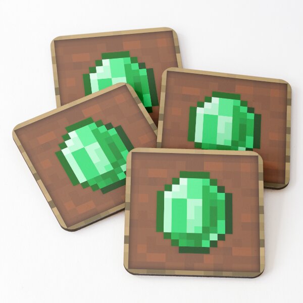Item preview, Emerald Item Frame Minecraft designed and sold by Kubala Designs.