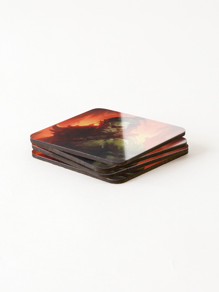 Thumbnail 4 of 5, Coasters (Set of 4), Orc designed and sold by Rtymer.