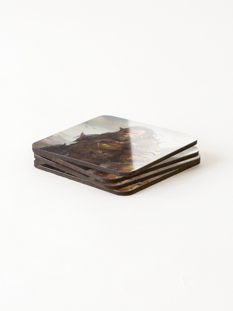Thumbnail 4 of 5, Coasters (Set of 4), Orc designed and sold by Rtymer.