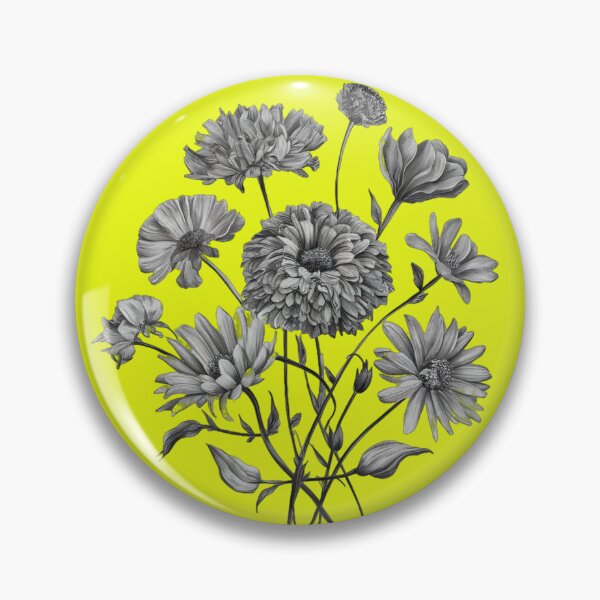 Item preview, Flowers. A bouquet of wild flowers.Fluorescent yellow. Neon designed and sold by MagelliShop.