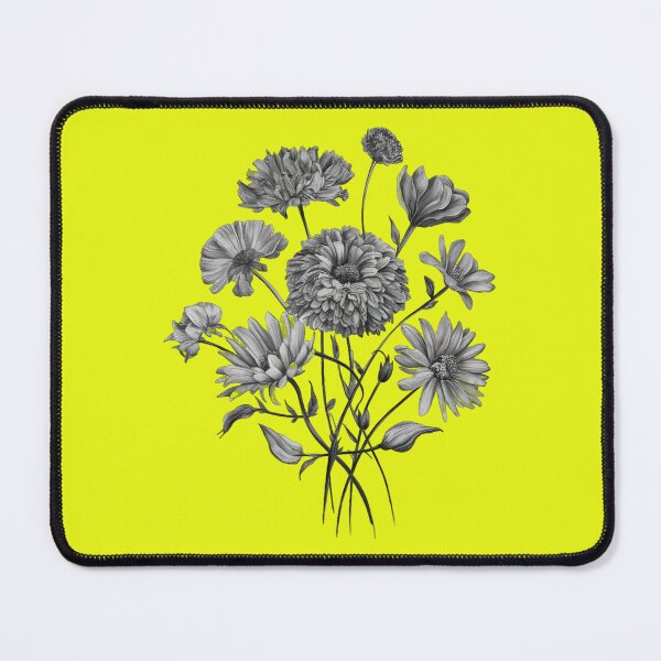 Item preview, Flowers. A bouquet of wild flowers.Fluorescent yellow. Neon designed and sold by MagelliShop.