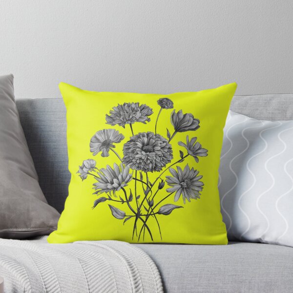 Item preview, Flowers. A bouquet of wild flowers.Fluorescent yellow. Neon designed and sold by MagelliShop.