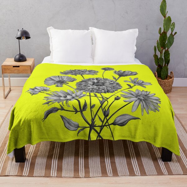 Item preview, Flowers. A bouquet of wild flowers.Fluorescent yellow. Neon designed and sold by MagelliShop.