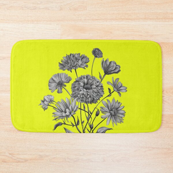 Item preview, Flowers. A bouquet of wild flowers.Fluorescent yellow. Neon designed and sold by MagelliShop.