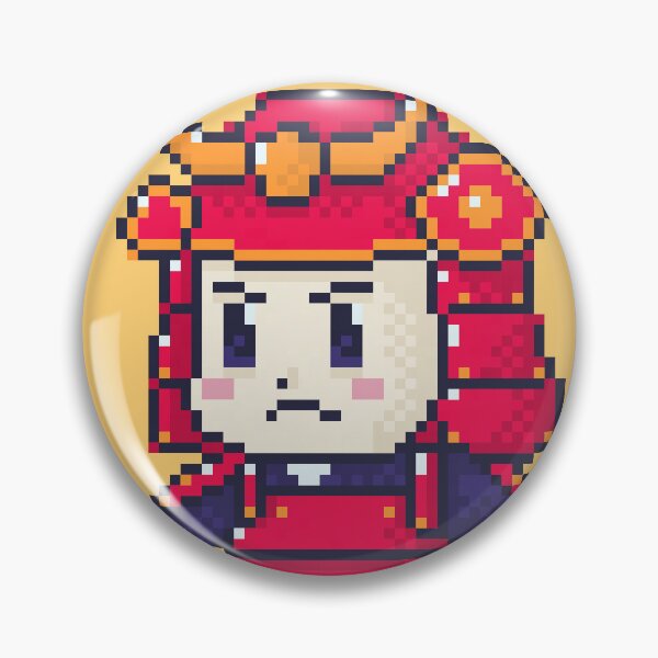 Item preview, Cute Chibi Samurai Pixel Art Illustration designed and sold by MariOyama.