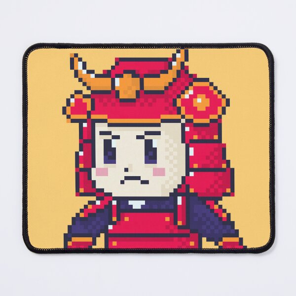 Item preview, Cute Chibi Samurai Pixel Art Illustration designed and sold by MariOyama.