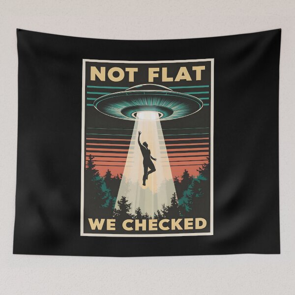 Item preview, Not flat we checked designed and sold by VerdePlantTees.