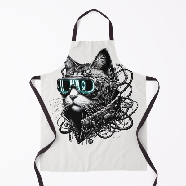 Item preview, Cyber Cat designed and sold by LvlUpPrints.