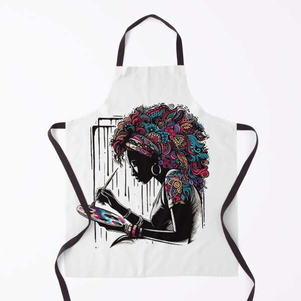 Item preview, Black Girl Artist designed and sold by RkskArt.