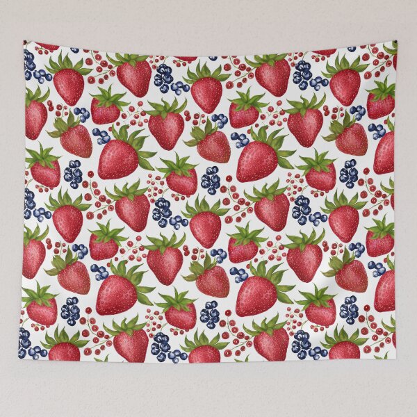 Item preview, Strawberries and Blueberries and Fruit, Oh My! designed and sold by Olivia Ossege.