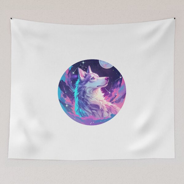 Item preview, Galactic dog // galaxy dog art // dogs // galaxy // puppy // cute doggo designed and sold by SMARTKIT  DESIGNAGENCY.