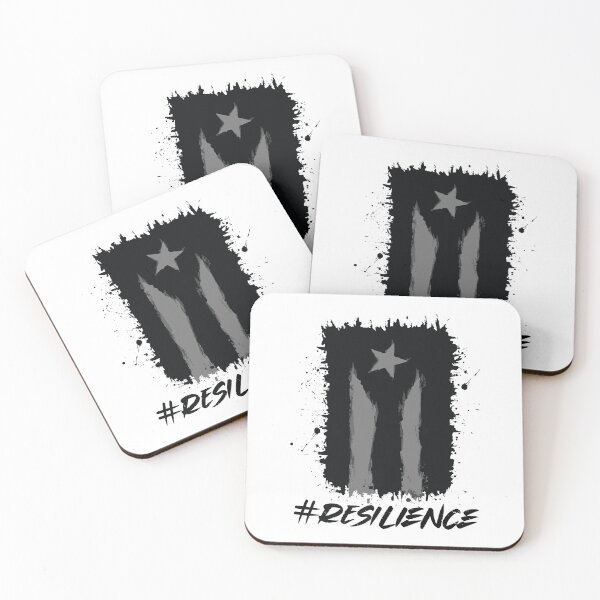 Item preview, #RESILIENCE (Black Puerto Rican Flag) designed and sold by MDK Tees.