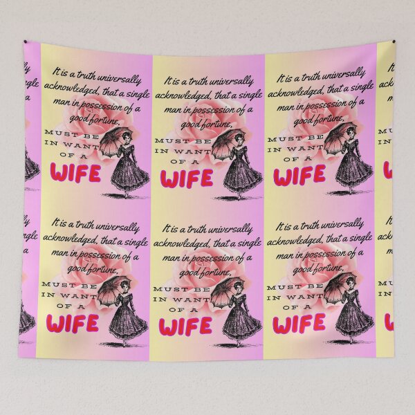 Item preview, Pride and Prejudice Quotes designed and sold by MountainAndSea.