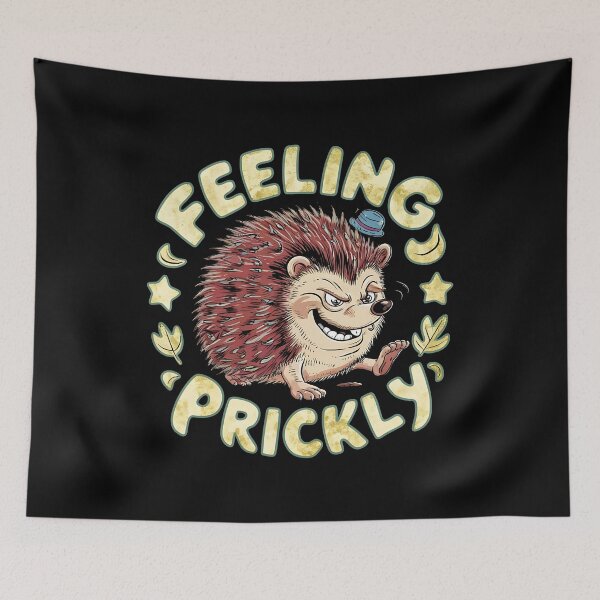 Item preview, "Humor in Style" Feeling Prickly Cartoonish T-Shirt designed and sold by AI-volution.