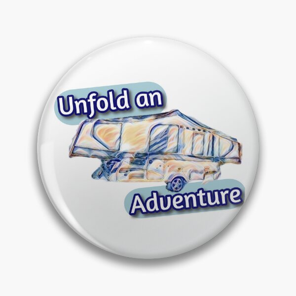 Item preview, Unfold an Adventure Wispy Folding Caravan designed and sold by BeccaAelishe.