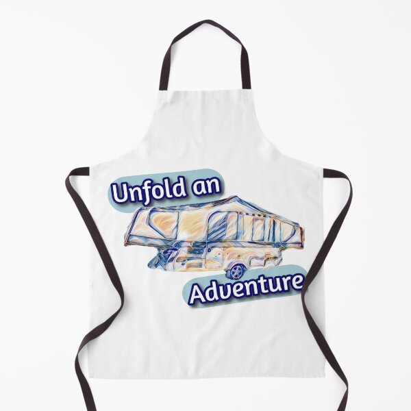 Item preview, Unfold an Adventure Wispy Folding Caravan designed and sold by BeccaAelishe.