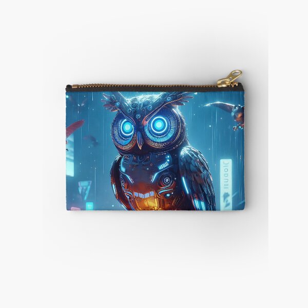 Item preview, Cyberpunk Owl designed and sold by LvlUpPrints.