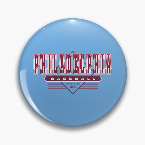 Artikelvorschau, Philadelphia, Philly Baseball Retro, Vintage Phillies inspirierter 90er-Jahre-Rückblick entworfen und verkauft von Ashes of Sound.