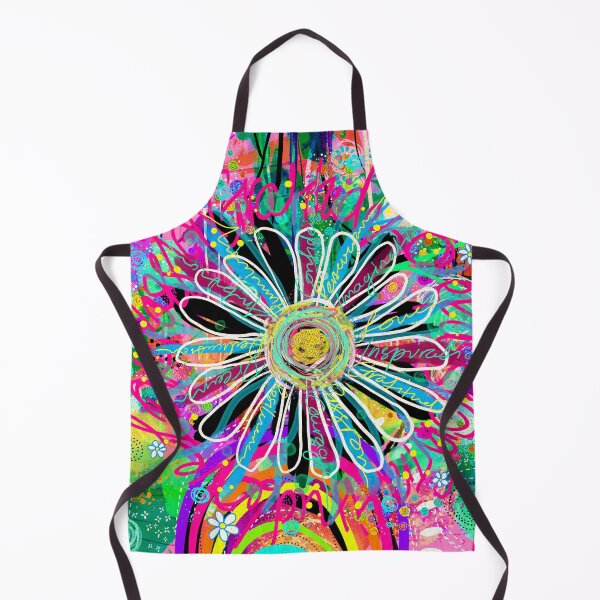 Item preview, Positive Words - Funky Floral Eclectic Abstract designed and sold by FeralLaFemme.