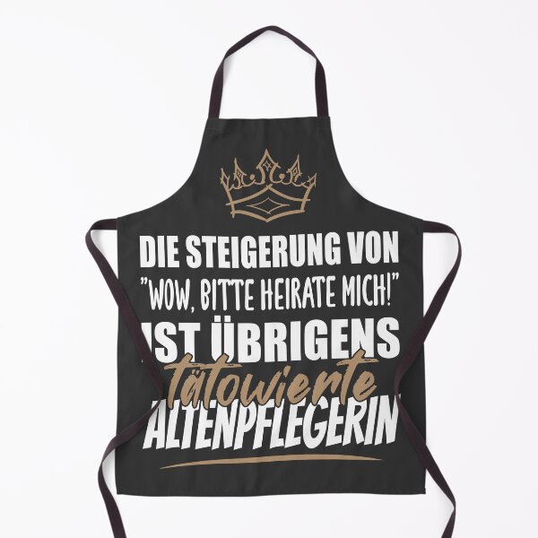 Item preview, Tätowierte Altenpflegerin. Lustiger Spruch auf T-Shirt, Sticker, Poster & mehr. Geschenkidee designed and sold by silentcolors.