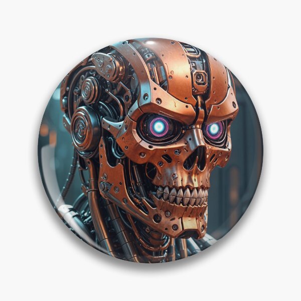 Item preview, Cool Futuristic Cyborg Killer Robot designed and sold by TheArtOfPat.