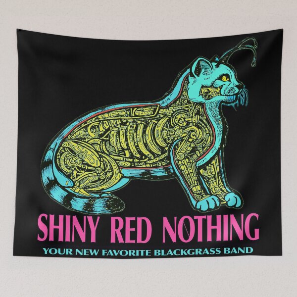 Item preview, Shiny Red Nothing - Blackgrass Cybercat designed and sold by Shiny Red Nothing.