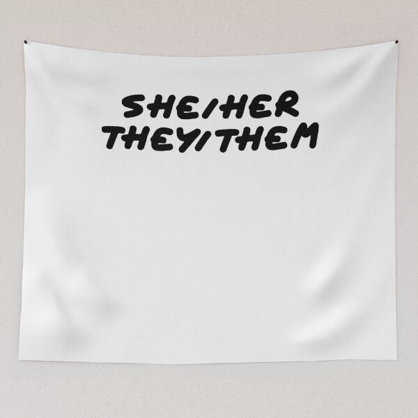 Item preview, she her they them pronouns designed and sold by BritySpear.