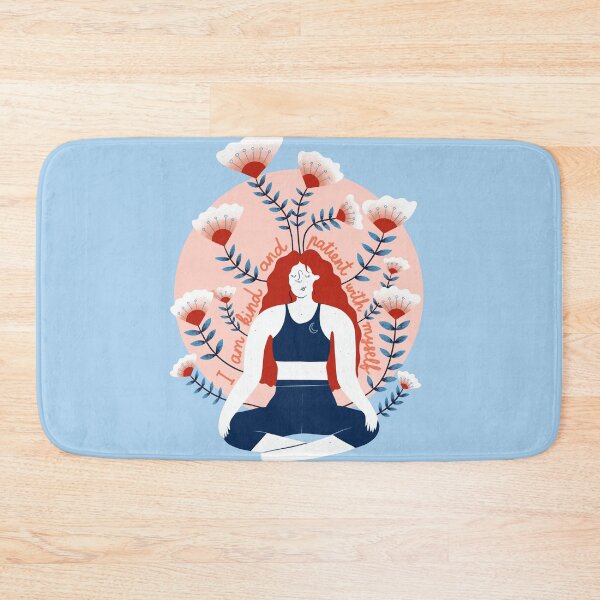 Item preview, Mindfulness Yoga Florales designed and sold by bearsandfoxes.