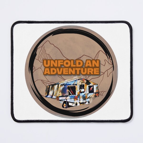 Item preview, Unfold an Adventure Camouflage Trailer Tent designed and sold by BeccaAelishe.