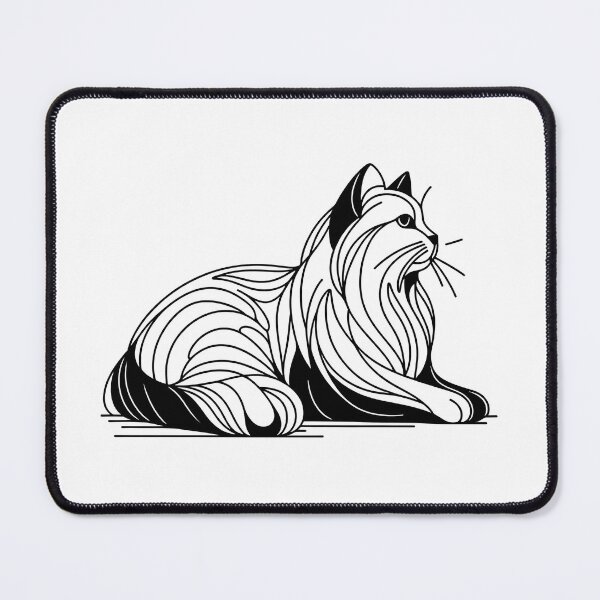 Item preview, Minimalist Side Cat designed and sold by javiixuuuu.