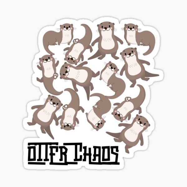 Item preview, Otter Chaos Haufen Otter designed and sold by IFarty.