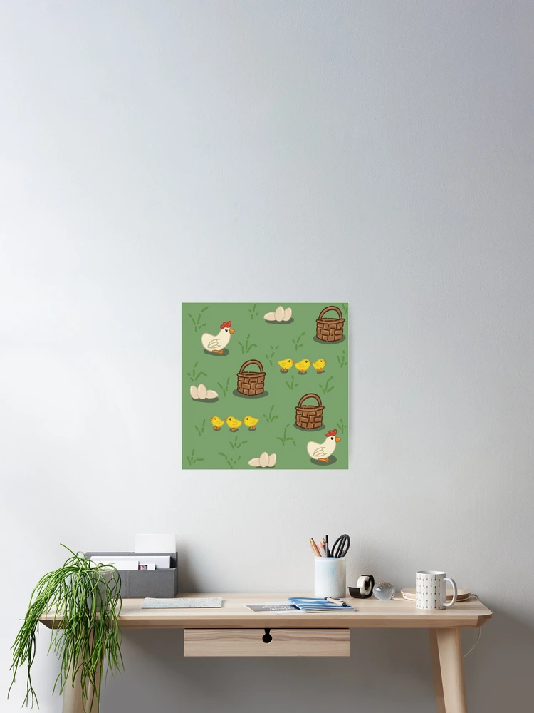 Thumbnail 2 of 3, Poster, Chicken Pattern designed and sold by EEdesign721.
