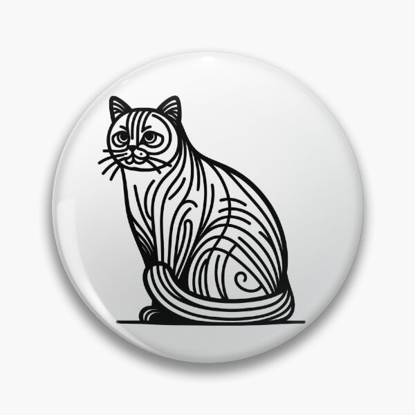 Item preview, Happy and Cute Minimalist Cat designed and sold by javiixuuuu.