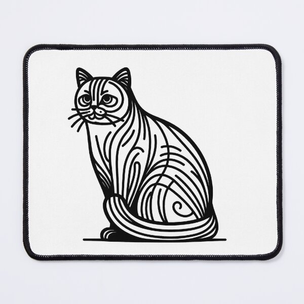 Item preview, Happy and Cute Minimalist Cat designed and sold by javiixuuuu.