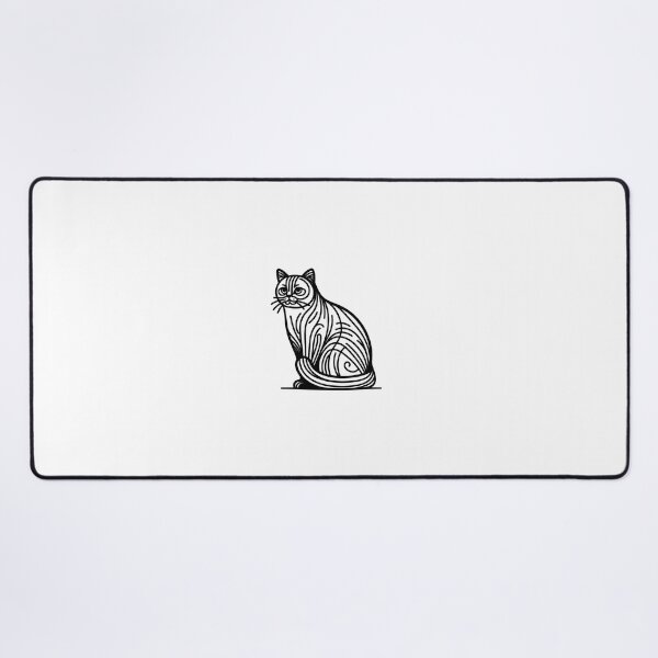 Item preview, Happy and Cute Minimalist Cat designed and sold by javiixuuuu.