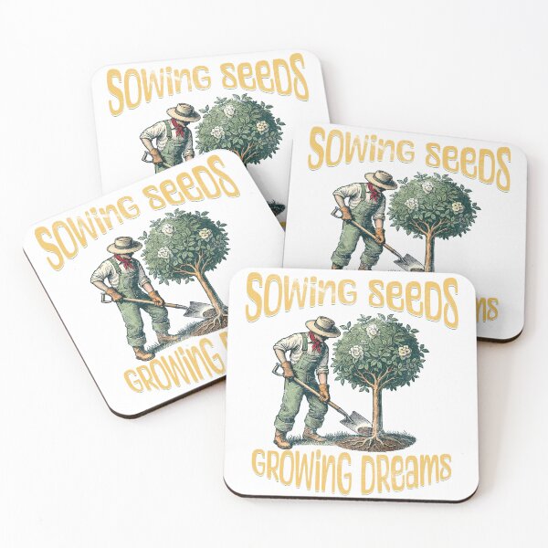 Item preview, Sowing Seeds Growing Dreams Urban Gardening designed and sold by VibePrintStudio.