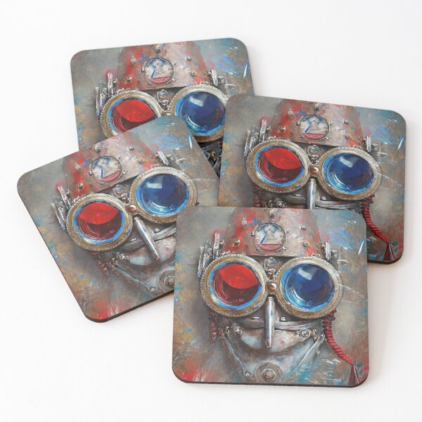 Item preview, Steampunk Signor Ferrari Portrait Casablanca designed and sold by Lee Hiller Designs.