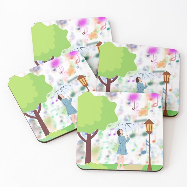 Item preview, It's Raining Music In The Park designed and sold by BrightrDayMusicArt.