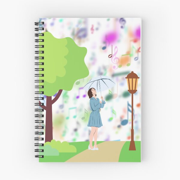 Item preview, It's Raining Music In The Park designed and sold by BrightrDayMusicArt.