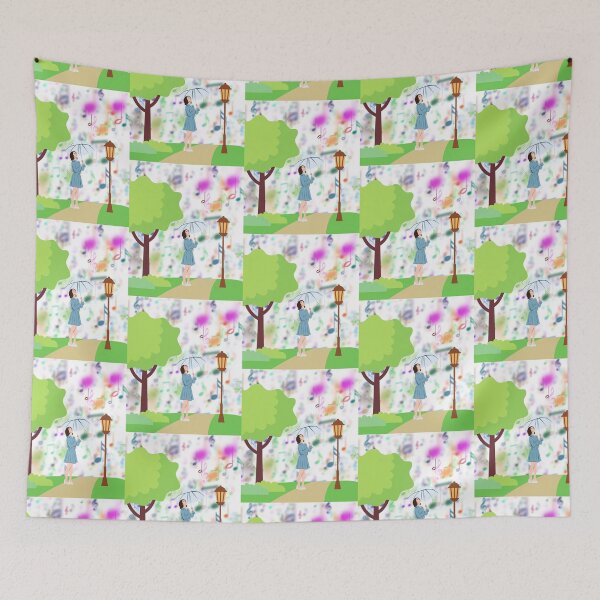 Item preview, It's Raining Music In The Park designed and sold by BrightrDayMusicArt.