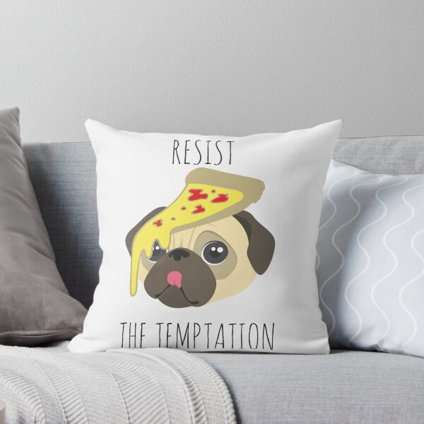 Item preview, Resist The Temptation Pug designed and sold by Hustlercredo.